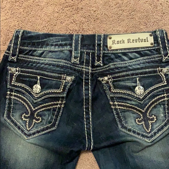 Rock Revival Denim - Rock Revival Size 25 Boot cut “clover”